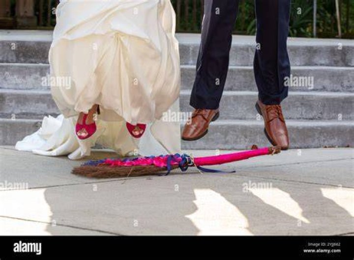 Jumping the Broom from Best Movie Wedding Dresses of All Time E! News