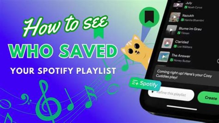 See Who Saved Your Spotify Playlist